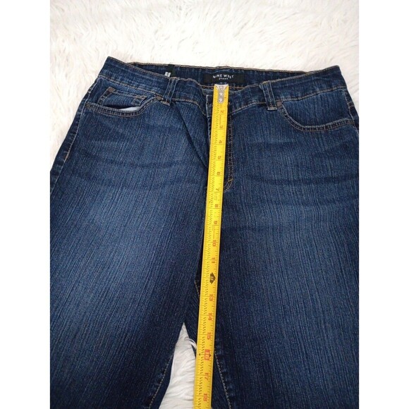 Nine West Jeans Average Capri  Size 14/31 Average Med Dark Denim - Picture 5 of 11